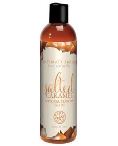 Intimate Earth Natural Flavors Glide - Salted Caramel