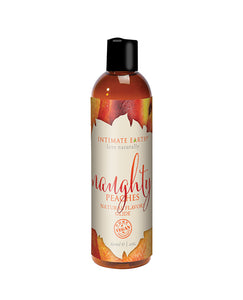 Intimate Earth Natural Flavors Glide - Naughty Peaches