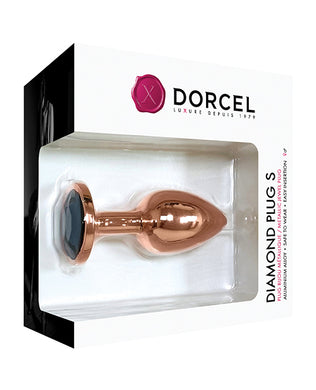 Dorcel Aluminium Bejeweled Diamond Plug Rose Gold - Assorted Sizes