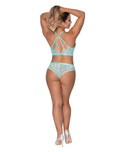 Seabreeze Strappy Back Cami & Short Turquoise S/M