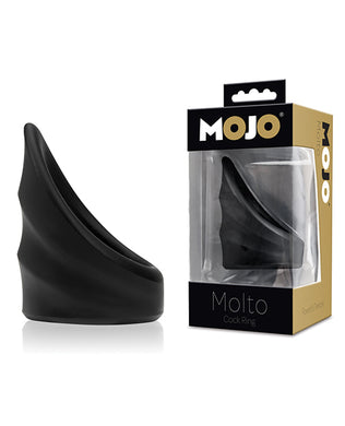 Mojo Molto Silicone Cock Ring - Black