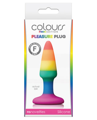 Colours Pride Edition Pleasure Plug  Rainbow - Assorted Sizes