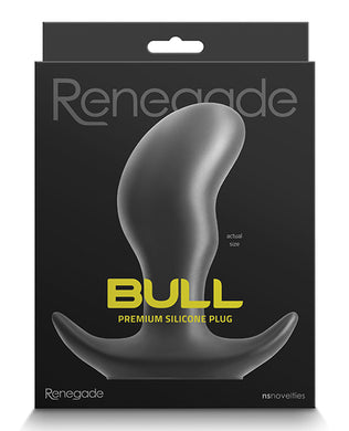 Renegade Bull Large Butt Plug - Black