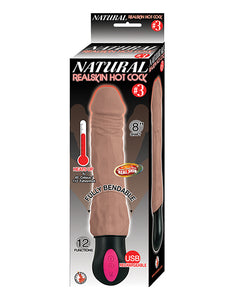 Natural Realskin Hot Cock #3 - Brown