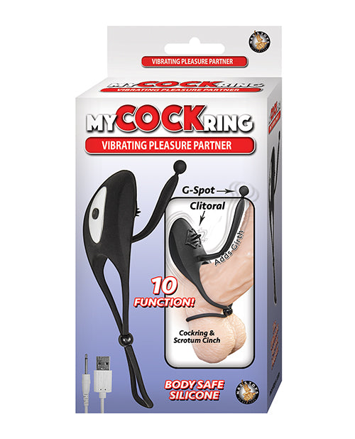 My Cock Ring Vibrating Pleasure Partner - Black