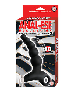 Anal-Ese Collection Vibrating Alpha Plug #2 - Black