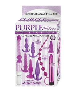 Purple Elite Collection Supreme Anal Play Kit - Purple