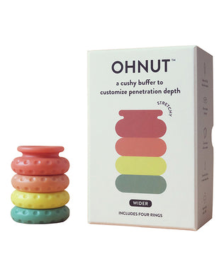 OHNUT Intimate Wearable Bumper Wider - Rainbow Set of 4
