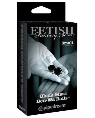 Fetish Fantasy Limited Edition Black Glass Ben-Wa Balls - Assorted Sizes