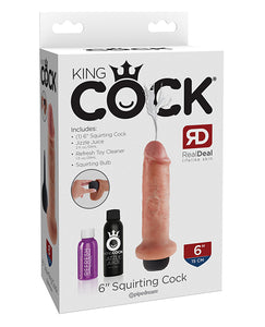 King Cock 6" Squirting Cock