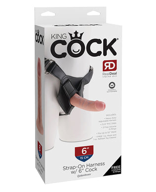 King Cock Strap On Harness w/ 6