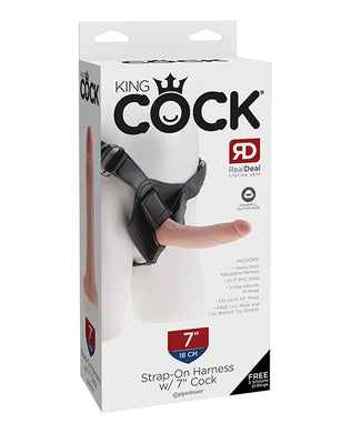 King Cock Strap On Harness with 7