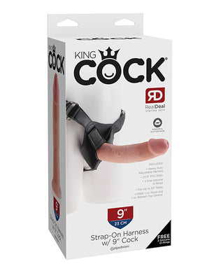 King Cock Strap On Harness w/9