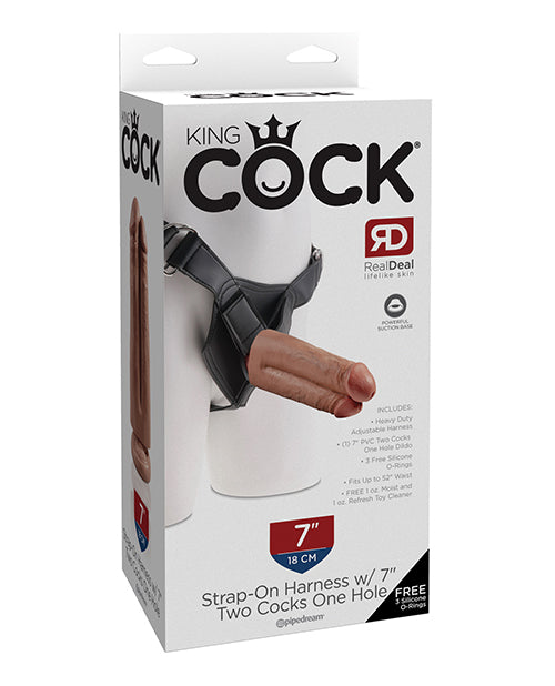 King Cock Strap-On Harness w/7
