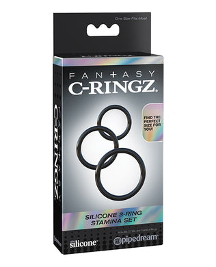 Fantasy C-Ringz Silicone 3-Ring Stamina Set
