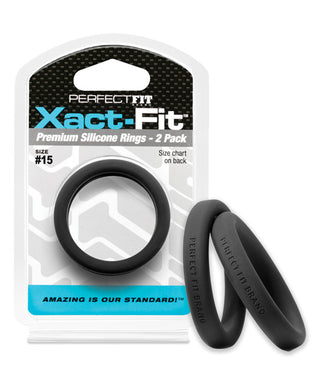 Perfect Fit Xact Fit #15 - Black Pack of 2