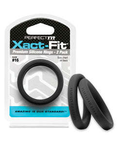 Perfect Fit Xact Fit #16 - Black Pack of 2