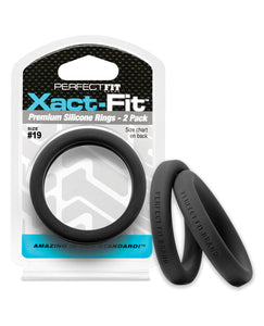 Perfect Fit Xact Fit #19 - Black Pack of 2