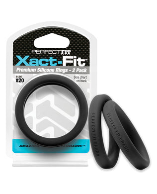 Perfect Fit Xact Fit #20 - Black Pack of 2