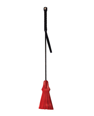 Rouge Tasseled Riding Crop - Red