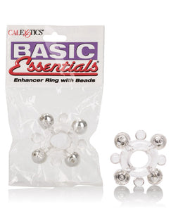 Basic Essentials Enhancer Ring w/Beads - Clear