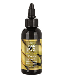 Fuck Sauce Flavored Water Based Personal Lubricant - 2 oz Banana