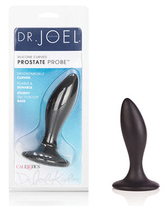 Dr Joel Kaplan Silicone Prostate Probe Curved - Black