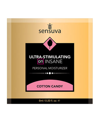 ON Insane Ultra Stimulating Personal Moisturizer Single Use Packet - 6 ml Cotton Candy