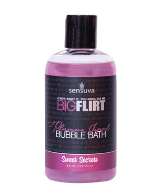 Sensuva Big Flirt Pheromone Bubble Bath - 8 oz Sweet Secrets