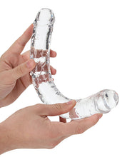 Shots RealRock Crystal Clear 13" Double Dildo - Transparent