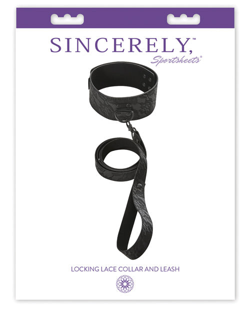 Sincerely Locking Lace Posture Collar & Leash