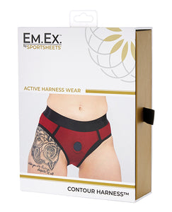 Sportsheets Em.Ex. Contour Harness  - Red