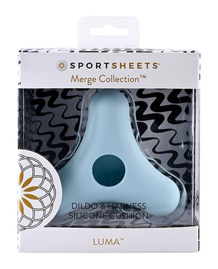 Sportsheets Luma Dildo & Harness Silicone Cushion - Blue