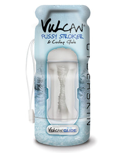 Vulcan Pussy Stroker w/Cooling Glide - Frost