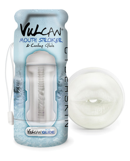 Vulcan Mouth Stroker w/Cooling Glide - Frost