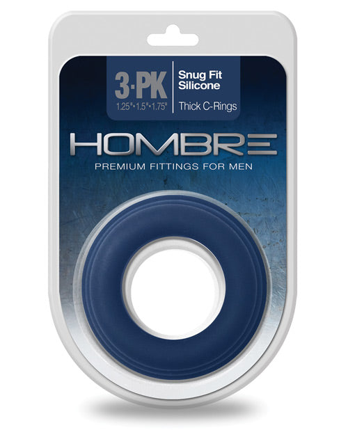 Hombre Snug Fit Silicone Thick C Rings