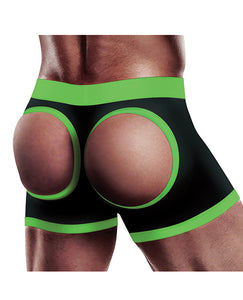 Get Lucky Strap On Boxers - M-L Black/Green