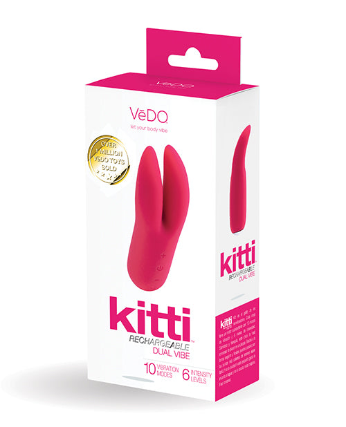 VeDo Kitti Rechargeable Dual Vibe - Assorted Colors