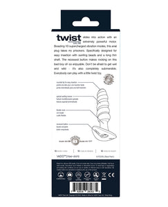 VeDO Twist Rechargeable Anal Plug - Black