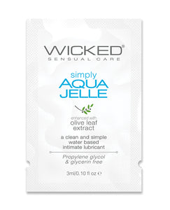 Wicked Sensual Care Simply Aqua Jelle Water Based Lubricant