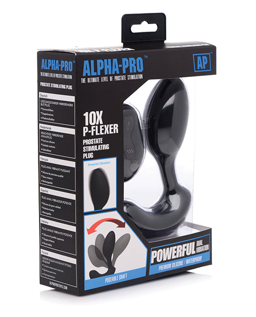 Alpha-Pro 10x P-Flexer Prostate Massager w/Remote
