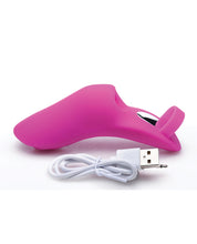 Frisky 7x Finger Bang'her Pro Silicone Rechargeable Finger Vibrator - Pink