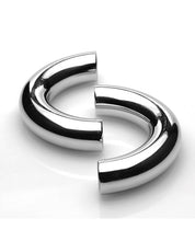 Master Series Mega Magnetize 1.75" Stainless Steel Magnetic Cock Ring - Silver
