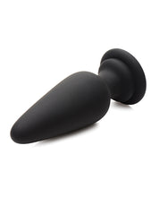 Tailz Snap On Interchangeable Silicone Anal Plug - Black Large