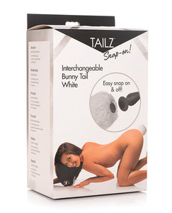 Tailz Interchangeable Bunny Tail - White