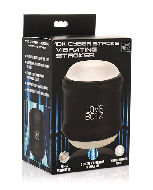LoveBotz Mini Vibrating Double Stroker - Black