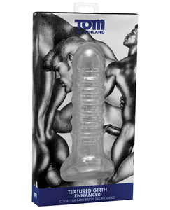 Tom of Finland Textured Girth Enhancer - Clear